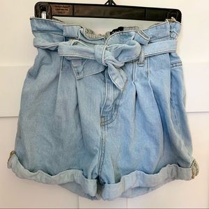 UO BDG Paper bag Waist Denim Shorts